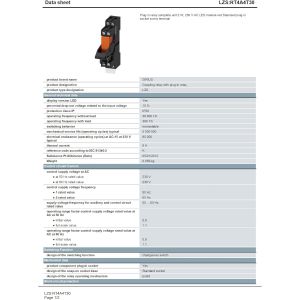LZXRT4A4T30, plug-in relay complete unit, 2 changeover contacts, 230 V AC, Original, sealed Pack, Made in Germany, For Siemens